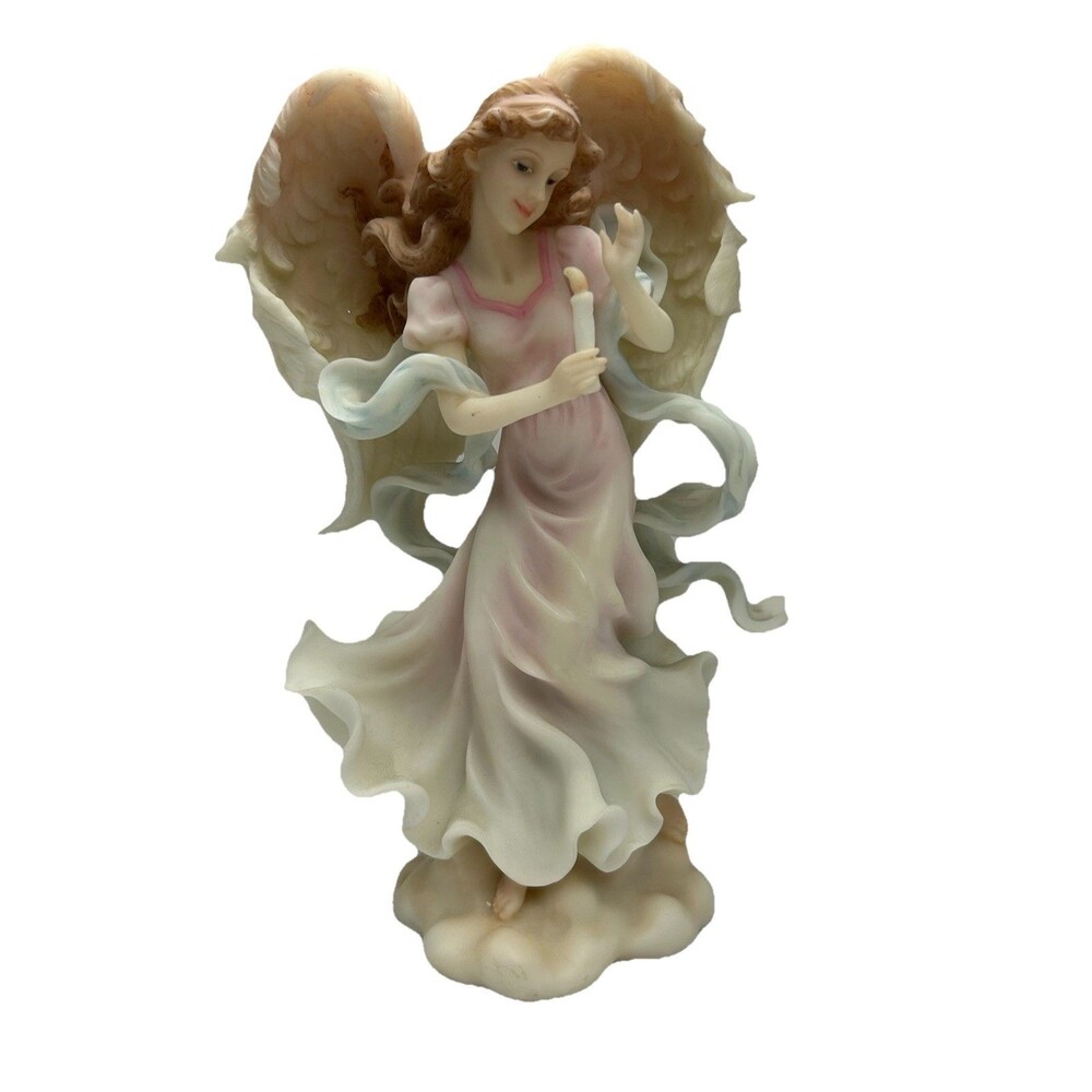 Seraphim Classics This Little Light Of Mine Angel Figurine 80785 Roman Inc 2003